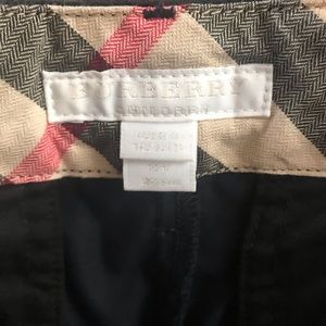 Boys youth size 12 Burberry navy blue shorts